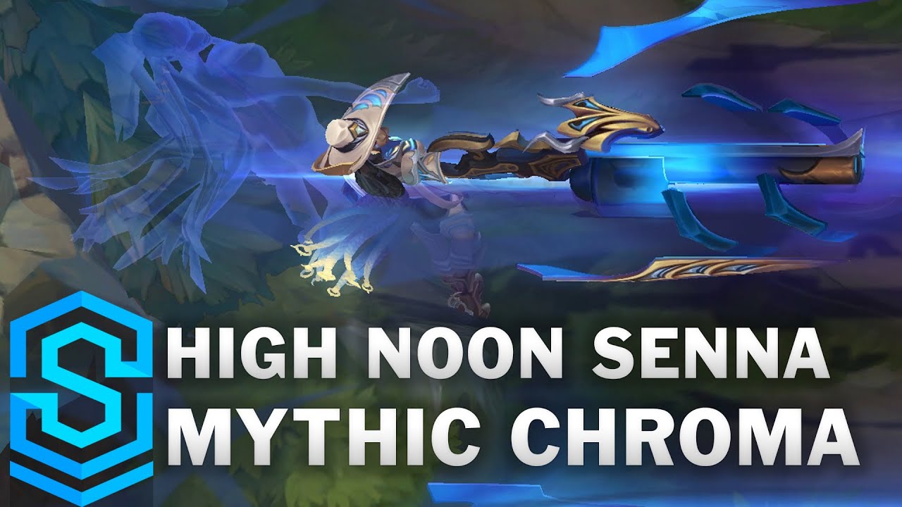 Mythic High Noon Senna Chroma Comparison - PBE Preview | League of Legends | Mythic Chroma