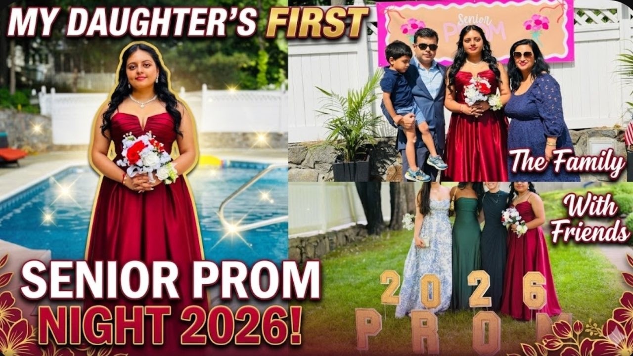 Rai's First Ever PROM 💃🏻 | Prom Experience As Desi Parents| Prom Vlog |Simple Living Wise Thinking