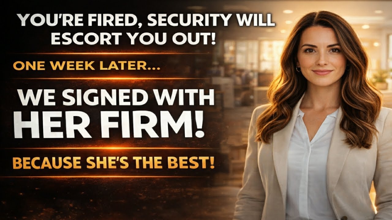 Boss Fired Me for “Incompetence” — One Week Later His Biggest Client Chose My New Firm