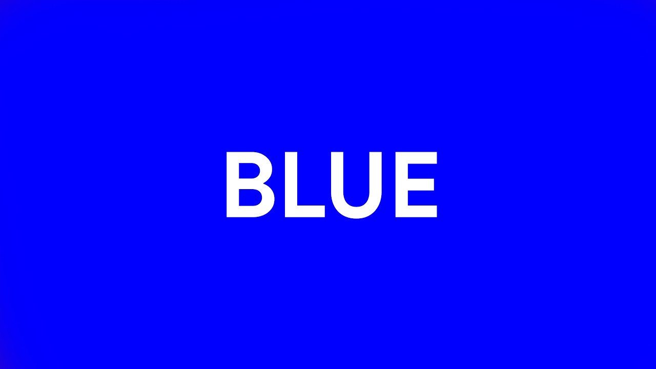 12 Hours Ambient Blue Screen • Relax • Screensaver [4K]