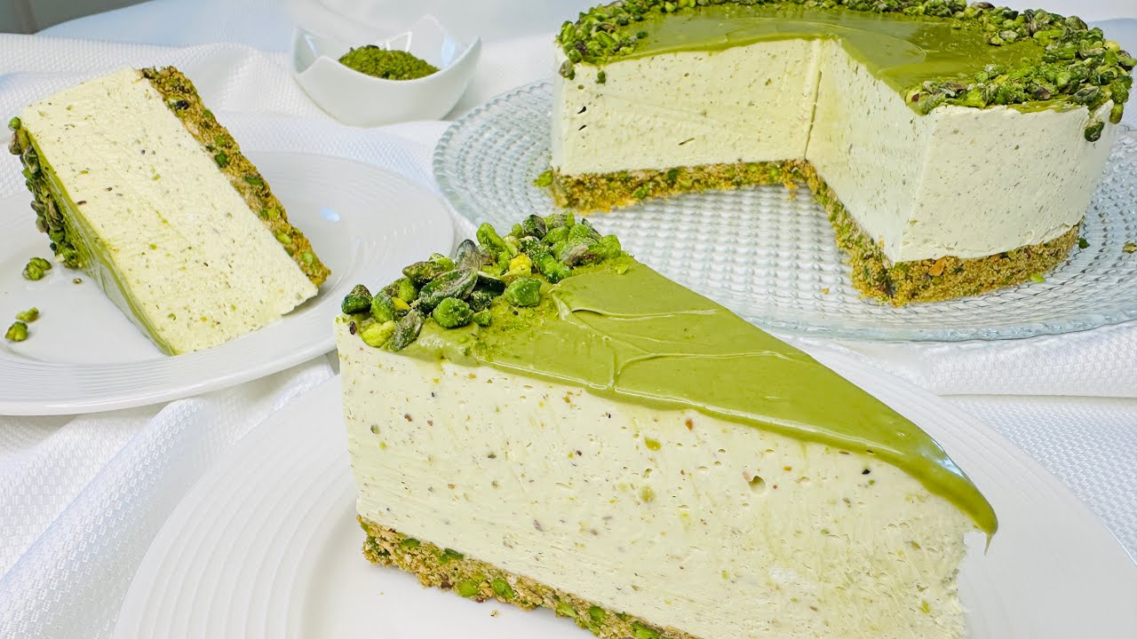 Uskr&scaron;nji cheescake sa pistacijama - smaragdni san!