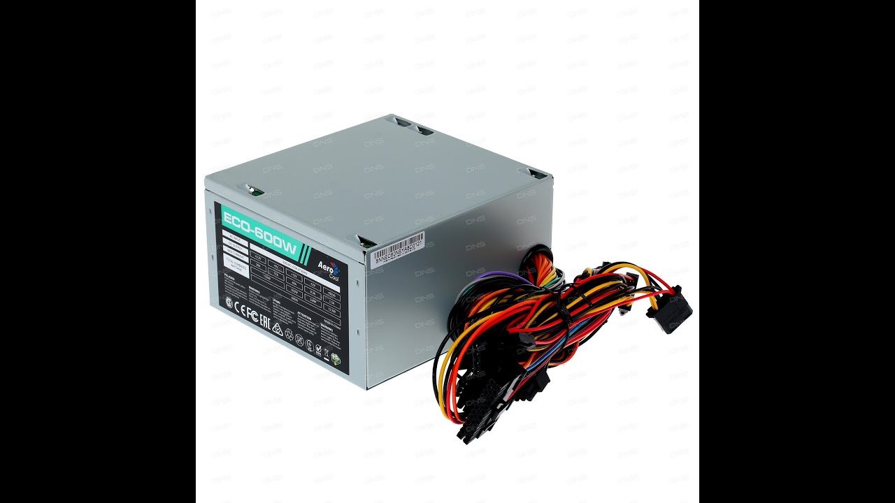 Блок питания Aerocool ECO 600W