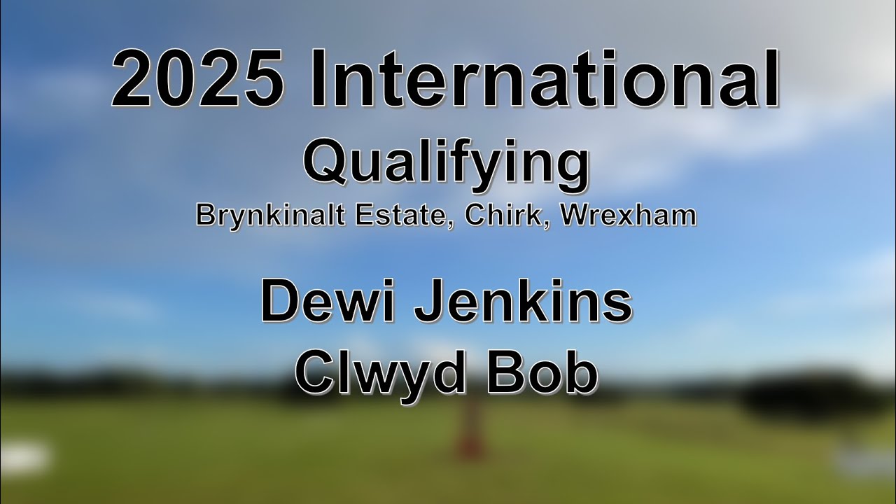 Dewi Jenkins - Clwyd Bob - Qualifying 2025 International Sheep Dog Trials