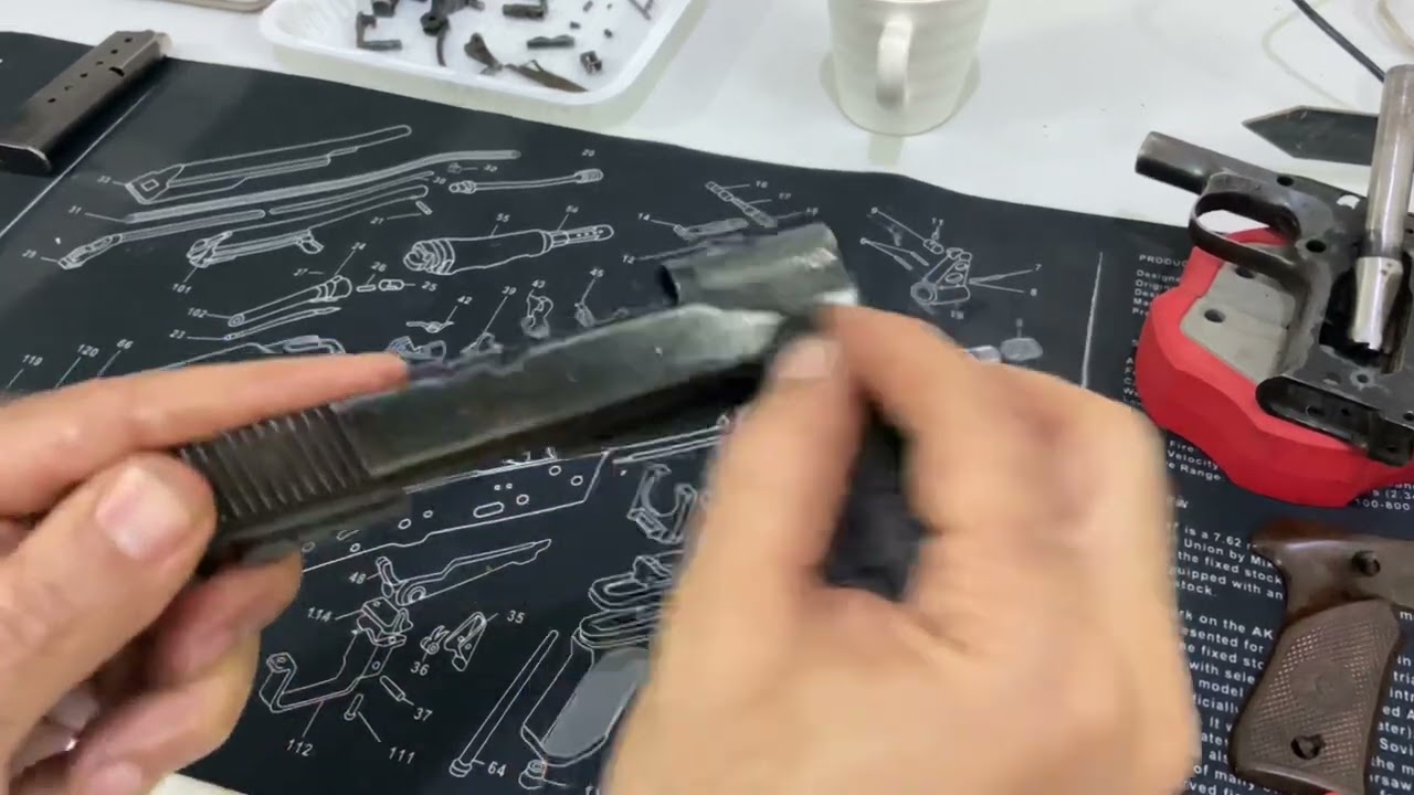 طريقة ازالة الصداء من على بدن السلاح