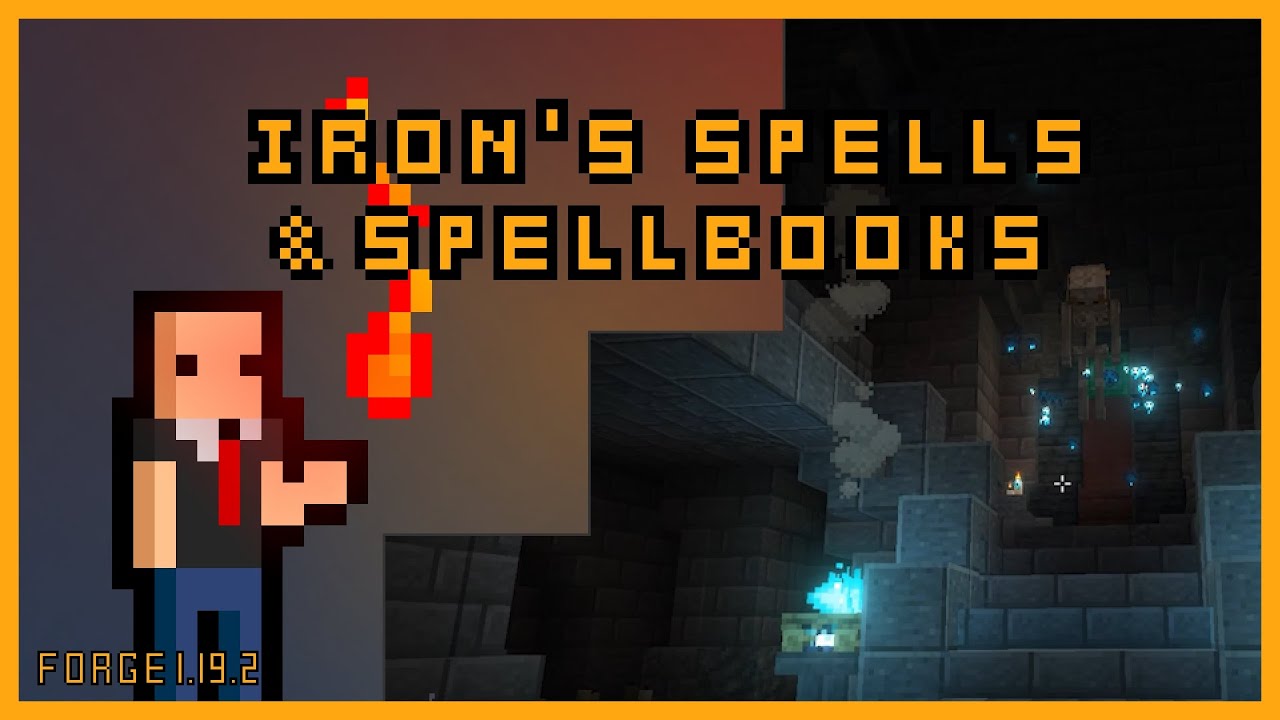 Лучший магический мод для Minecraft 1.19.2 \ Iron's Spells and SpellBooks