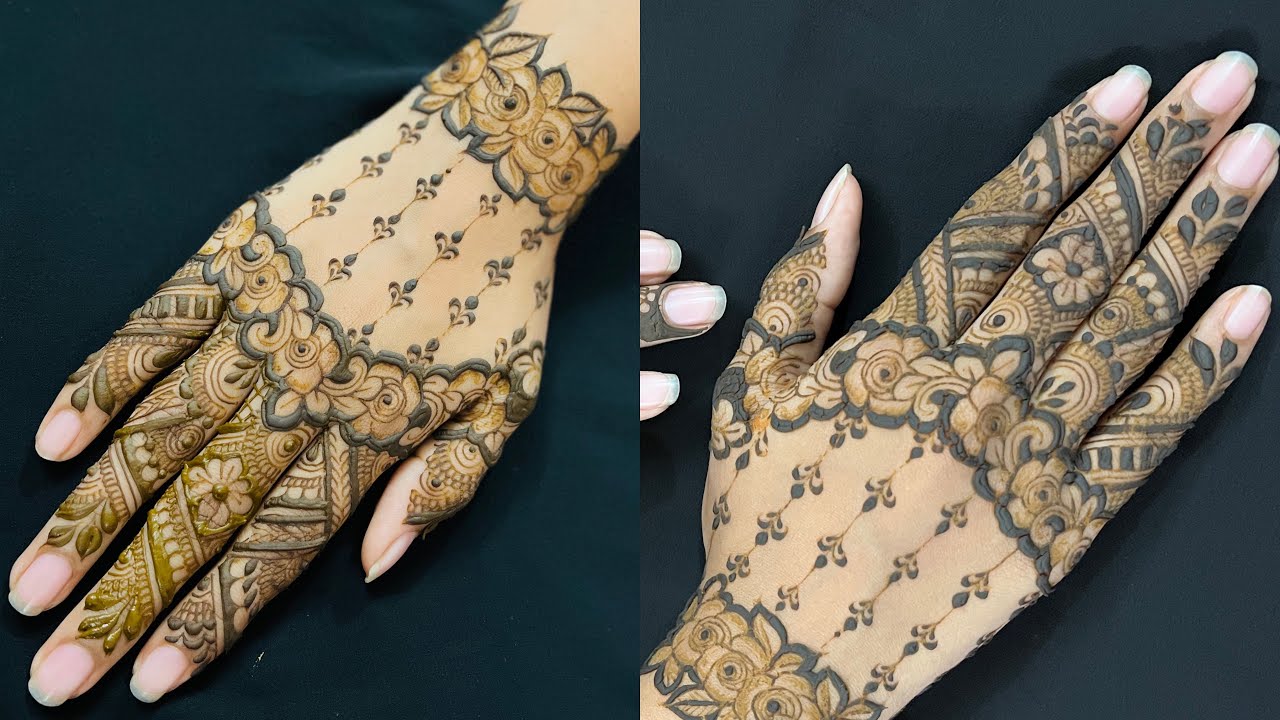 Simple party henna tutorial for beginners