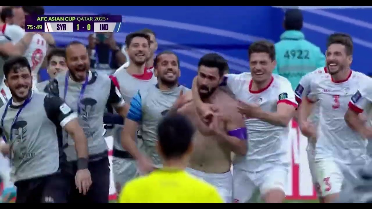 Omar Khribin Historic Goal vs India