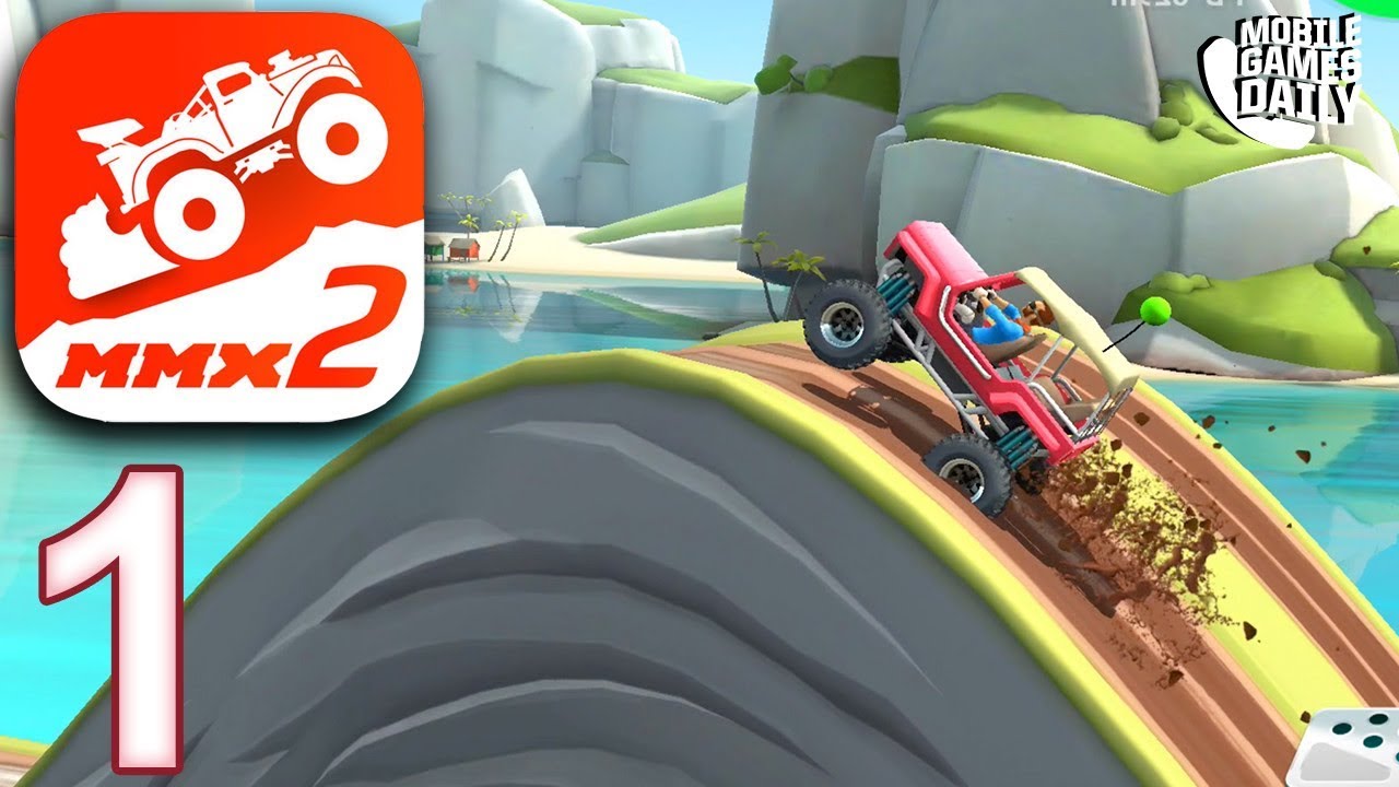 MMX HILL DASH 2 - Tropical Levels 1 2 3 4 -  Gameplay Walkthrough Part 1  (iOS Android)