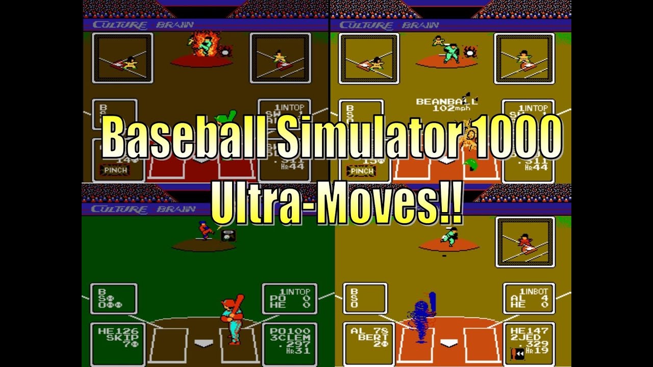 DBPG: Baseball Simulator 1000 Ultra Moves Montage