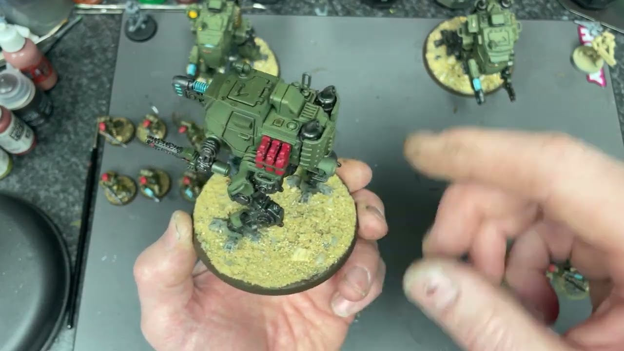 Cadian army painted models update