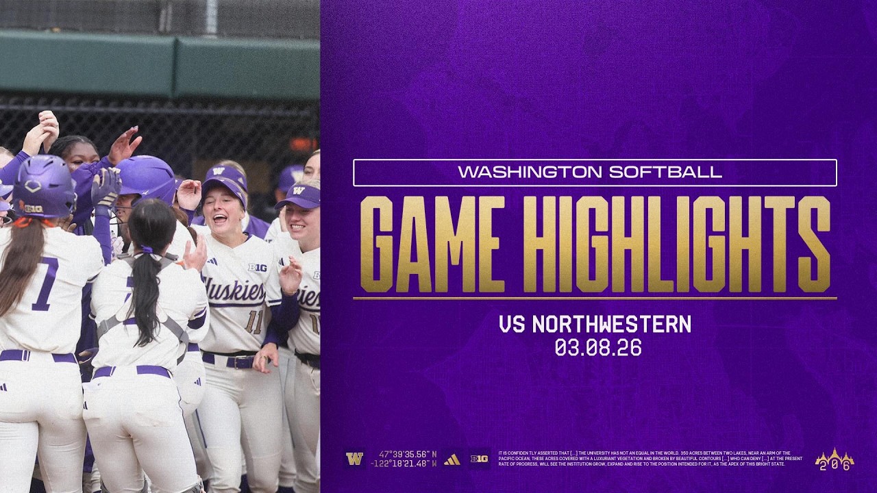 Washington 10, Northwestern 4 | Huskies Highlights