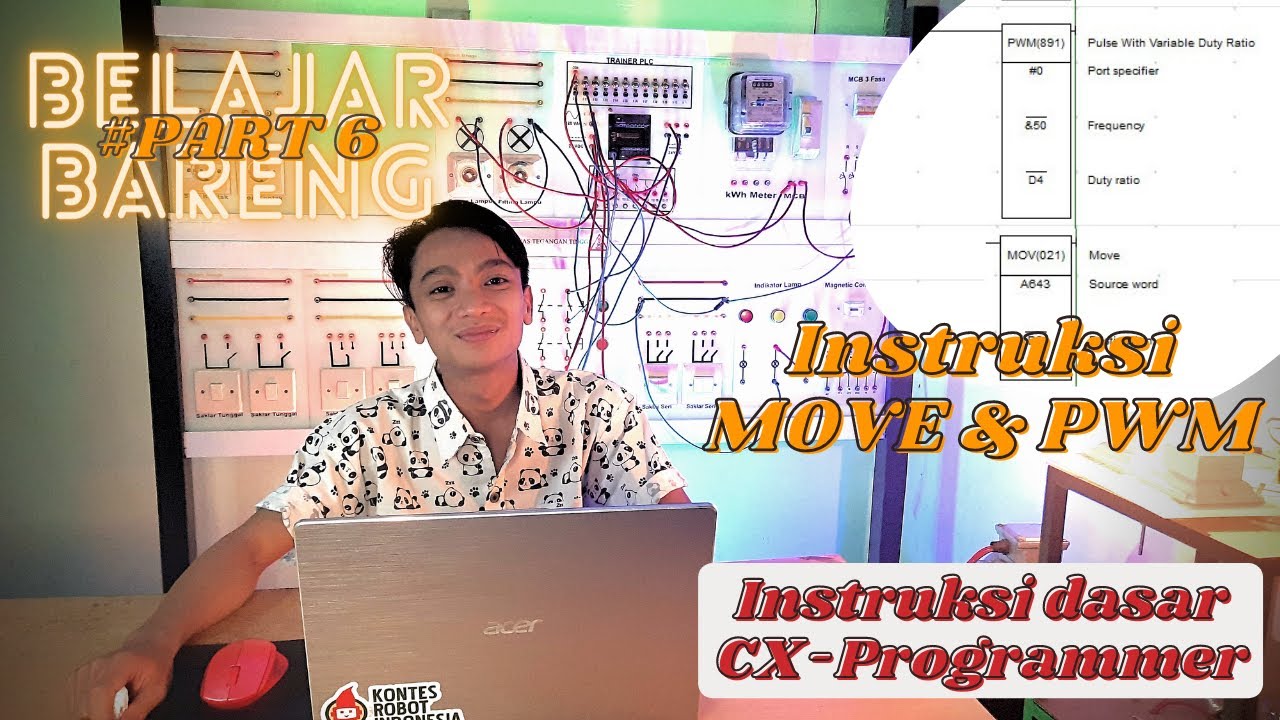 INSTRUKSI MOVE & PWM - CX PROGRAMMER #PART6