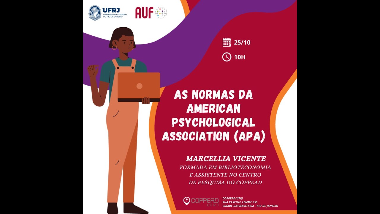 Palestra | As normas da American Psychological Association (APA)