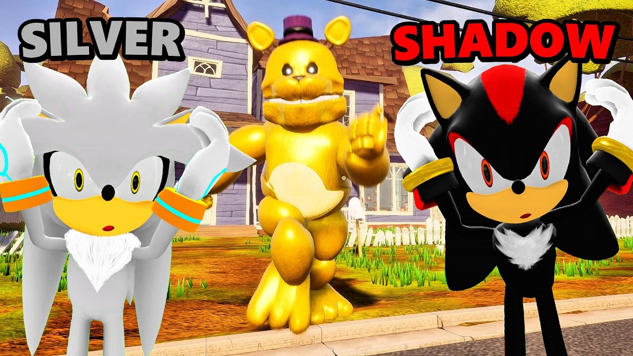 SILVER & SHADOW PLAYING: Hello Neighbor FREDBEAR mod