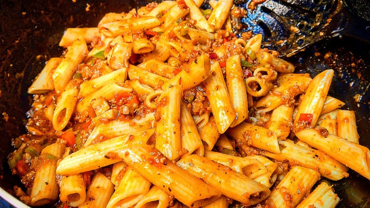 Keema pasta😍 Yummy and juicy❤️