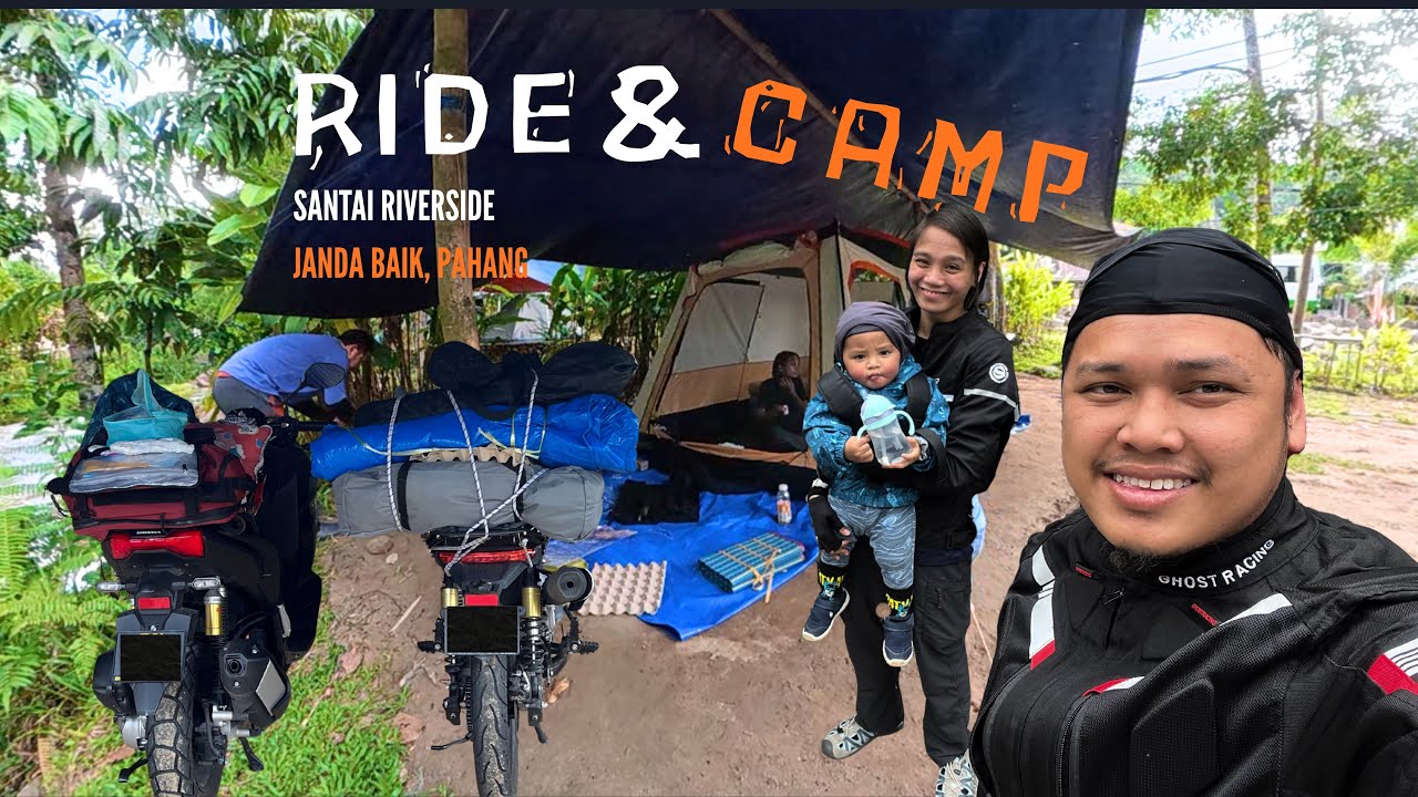 Ride and Camp Santai Riverside Janda Baik
