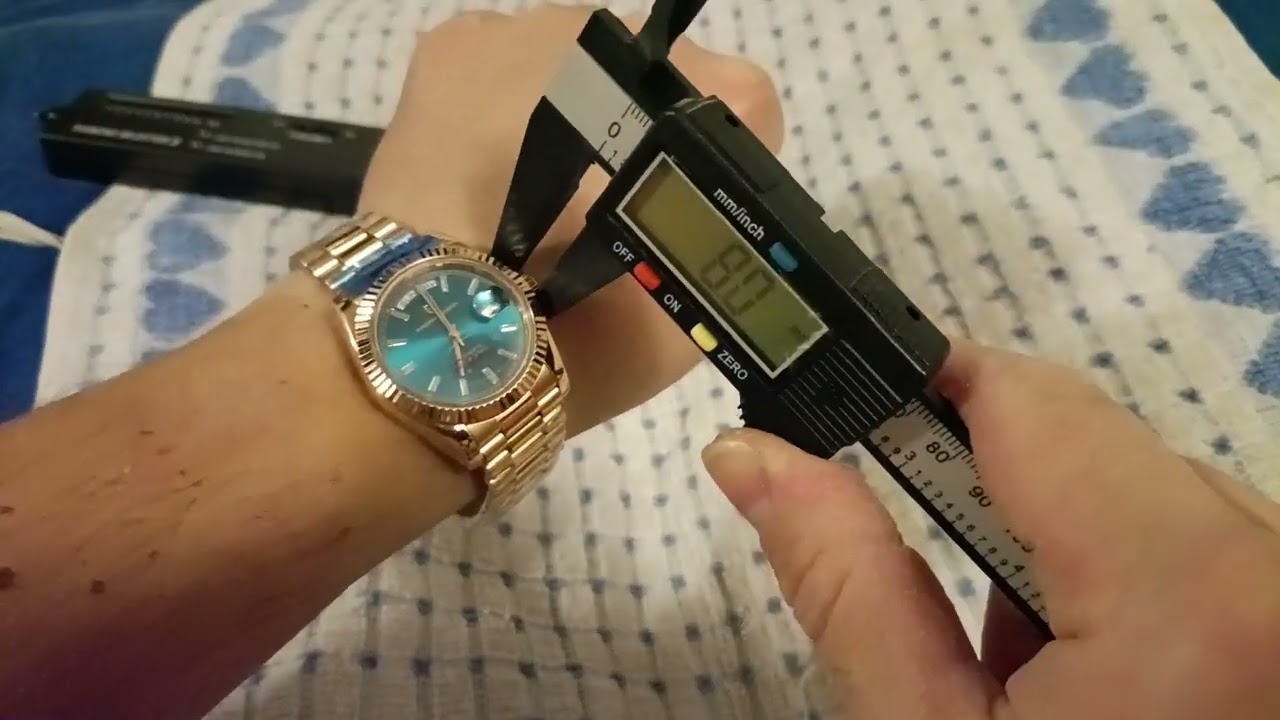 PAGANI DESIGN PD-1752 ROSE GOLD BLUE BAGUETTE DIAL PRESIDENT HOMAGE 10BAR AUTOMATIC WATCH UNBOXING