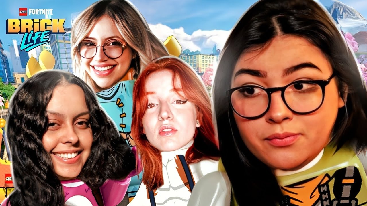 LEGO fortnite brick life com as meninas 👄 @Choke7 @StephVieira @letiltz