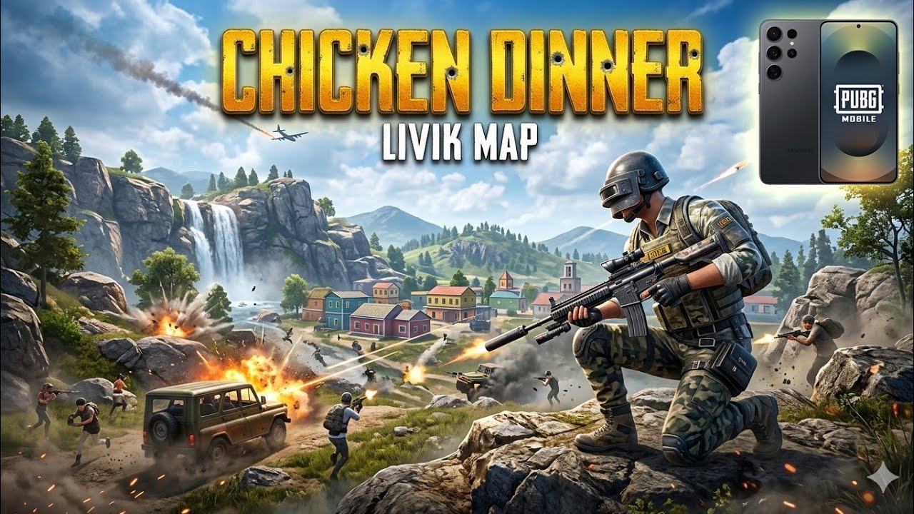 Solo vs Squad | 1v4 | Livik | PUBG | S25 Ultra