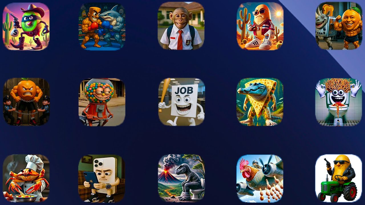 Roblox, Italian Brainrot, Scary Teacher, Skibidi Toilet, Poppy Playtime, Plants VS Zombies, Game Mod