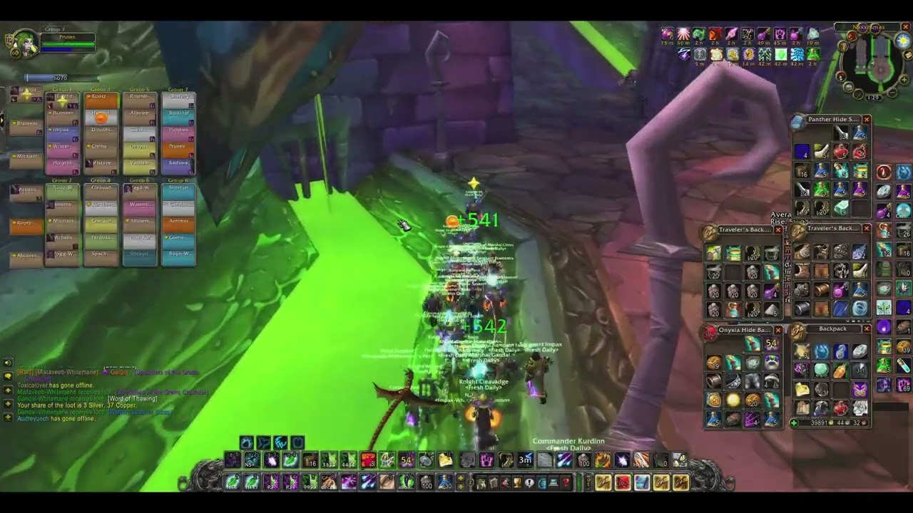 WoW Classic Era Naxx 40 Raid - Resto Druid PoV - FULL RUN