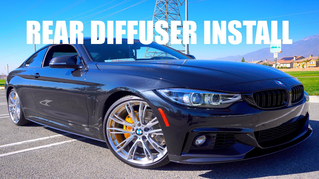 Easy Carbon Fiber Rear Diffuser Install