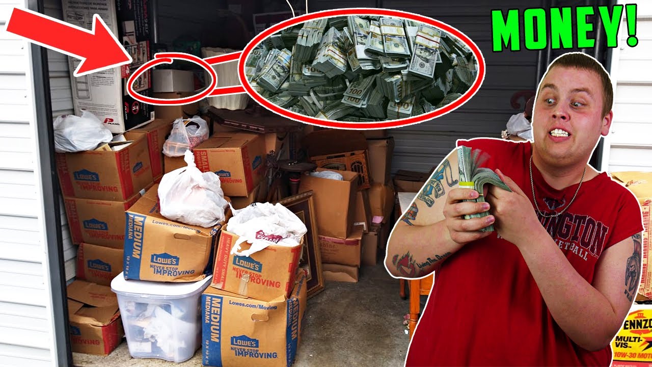 Storage Unit LOADED With HIDDEN MONEY! Vintage JACKPOT! Storage Unit Finds BIG MONEY!