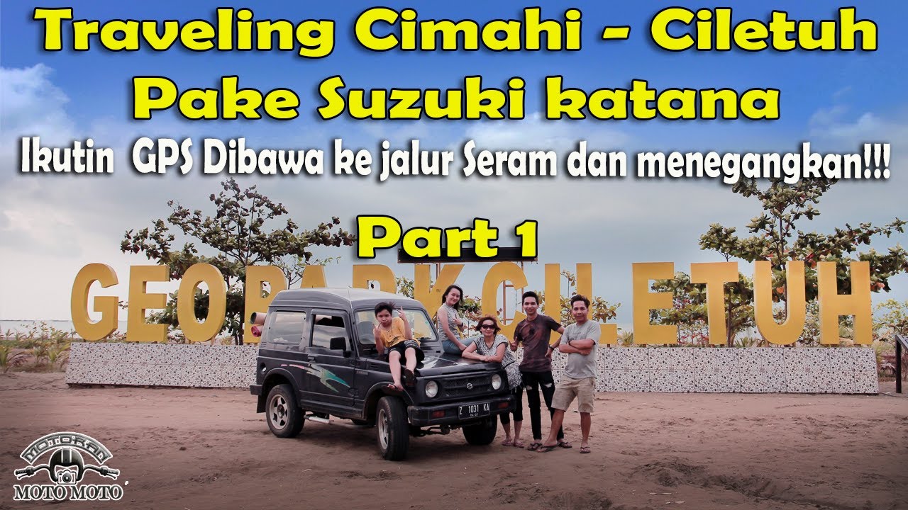 Traveling Cimahi Ciletuh Pake Suzuki katana lewat jalur seram menegangkan Part 1