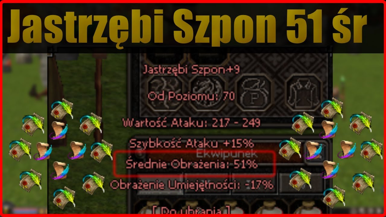 Metin2 Polska - Ulepszanie Jastrzębich szponów 51 średnich na +9
