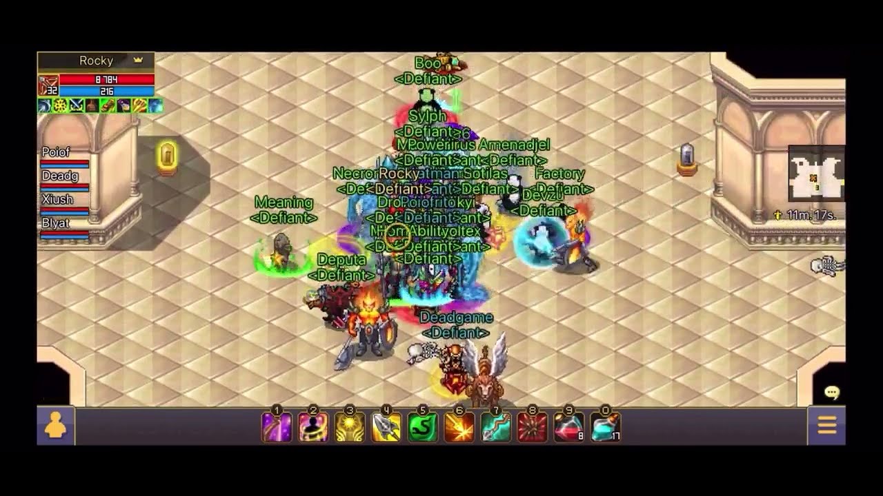 Warspear Online EU T4 Castle War Defients vs YingYang