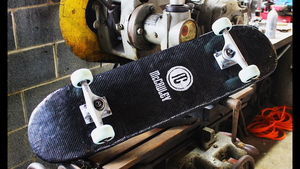 Making the WORLDS LIGHTEST SKATEBOARD  Carbon Fiber, Titanium, Magnesium
