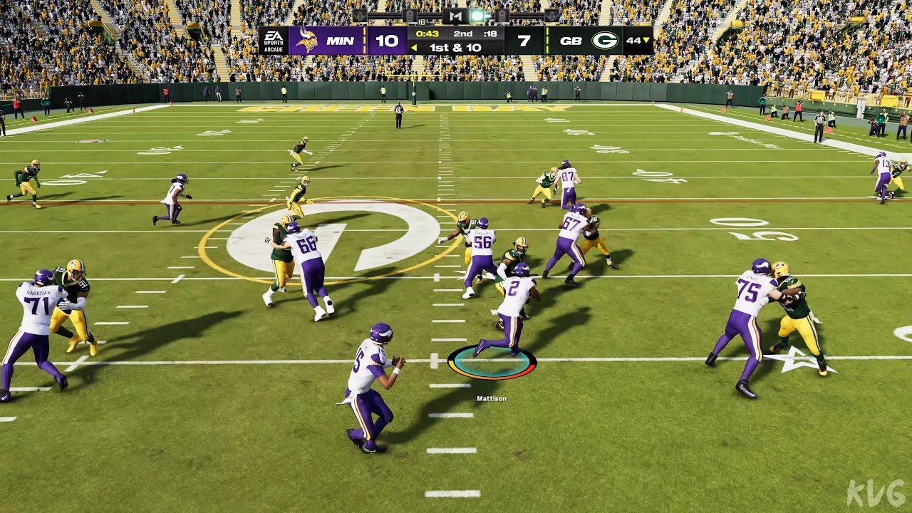 Madden NFL 24 - Minnesota Vikings vs Green Bay Packers - Gameplay (PS5 UHD) [4K60FPS]