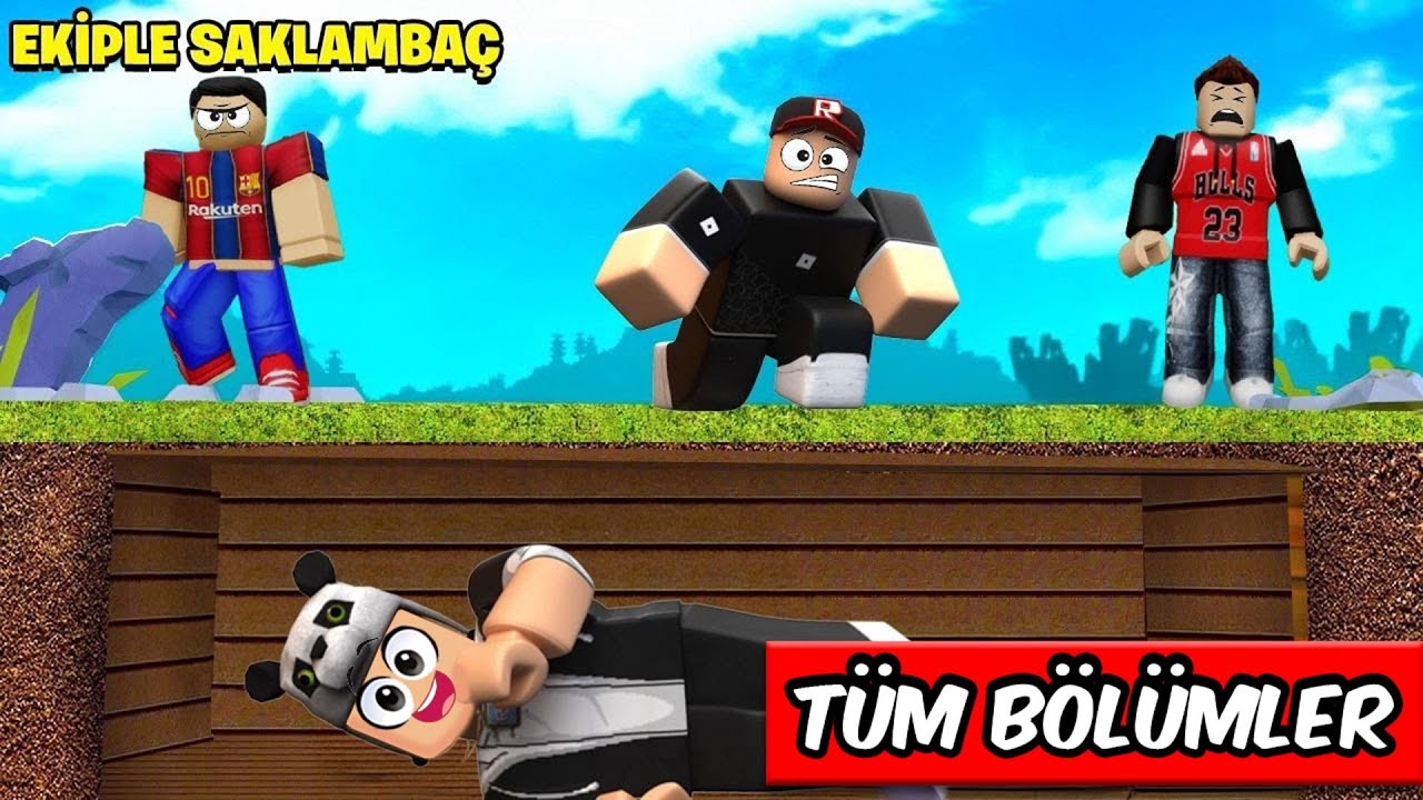 EKİPLE SAKLAMBAÇ OYNADIK! TÜM BÖLÜMLER 😱 | Roblox Brookhaven