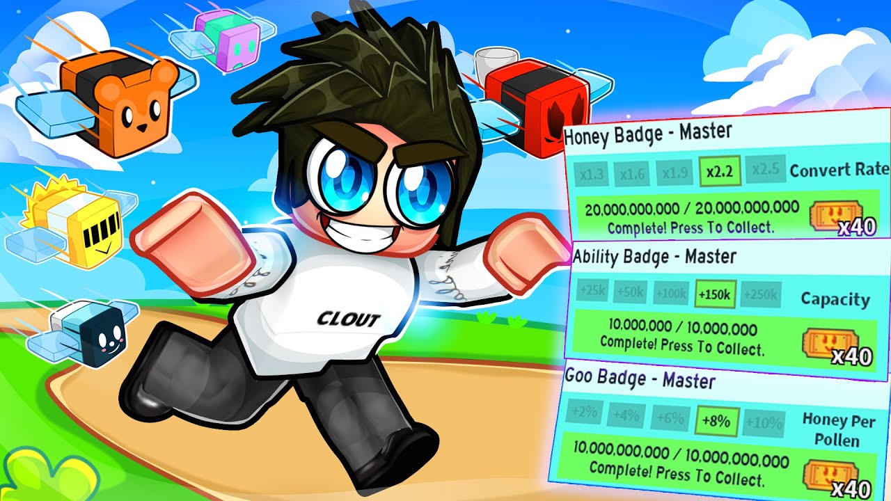 I Speedrun Every Badge in Bee Swarm Simulator and lost my Sanity..