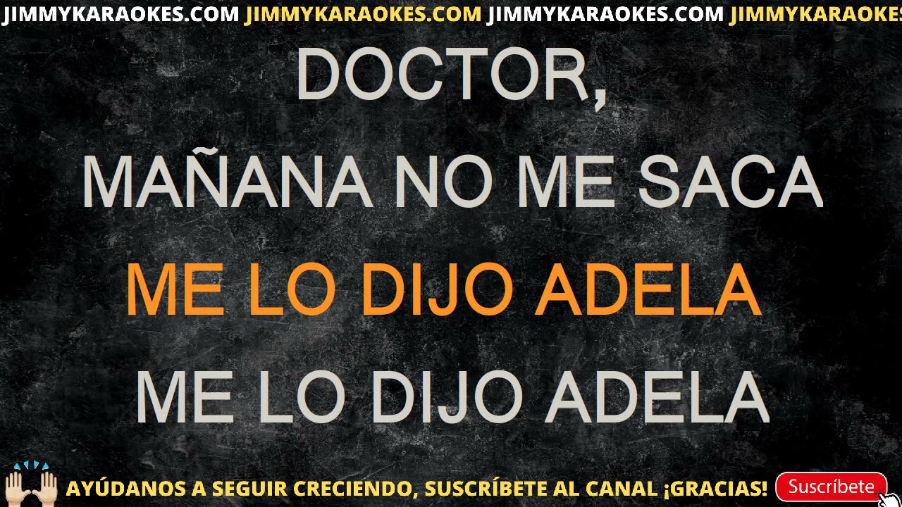 Otilio Portal   Me Lo Dijo Adela KARAOKE VERSION