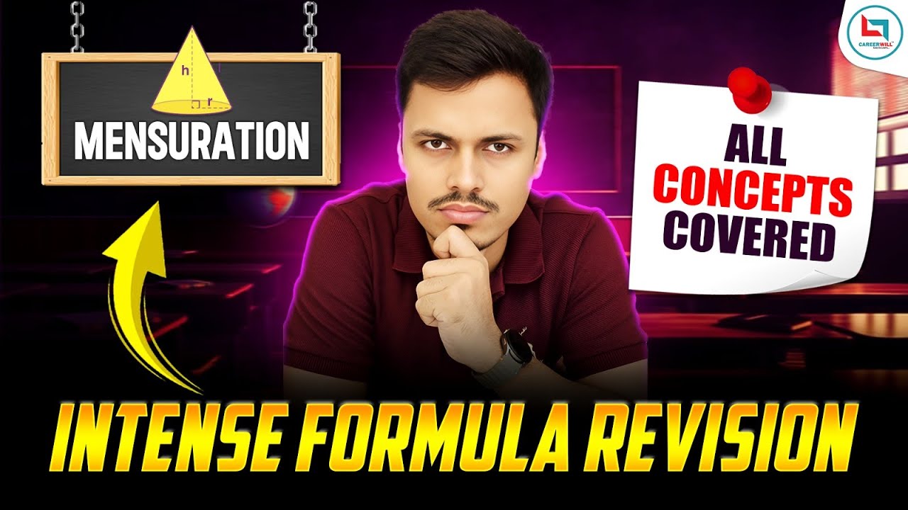 MENSURATION 2D & 3D | ALL FORMULA REVISION | SSC EXAMS 2025 | MATHS MANIA