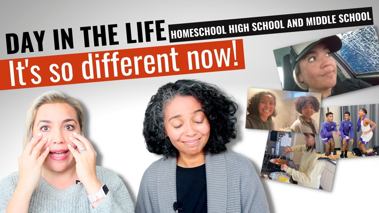 Day in the Life: Homeschooling High School and Middle School