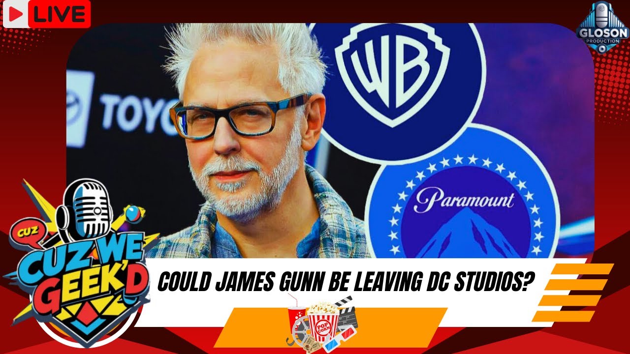 CUZ WE GEEK'D | Could James Gunn Be Leaving DC Studios?! #ComicBookMovies 📱