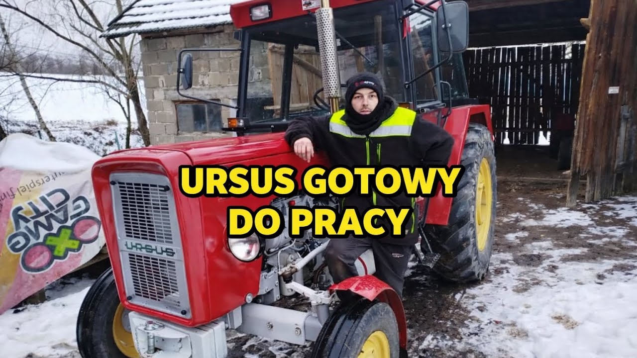 Ursus Gotowy/Montaż Nowego Alternatora/Muza Gra w Kabinie Jak Trzeba 