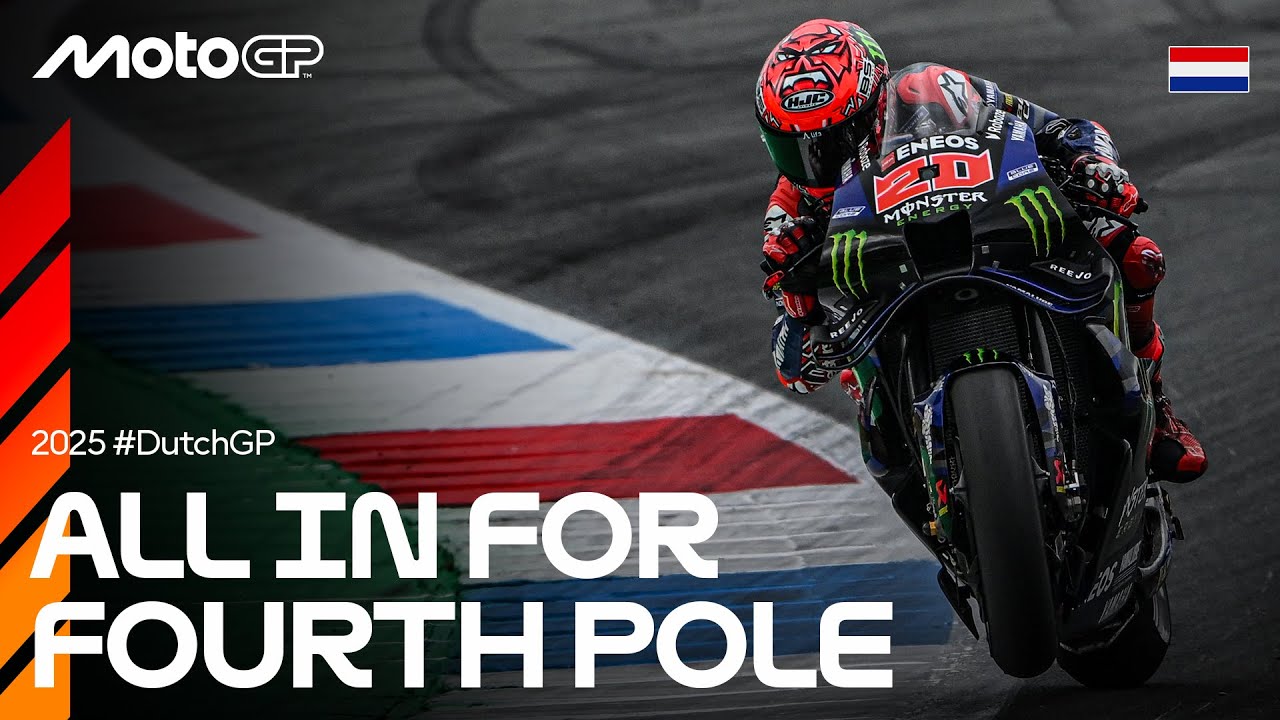 The exciting last 5 minutes of MotoGP Q2 🙌 | 2025 Dutch GP