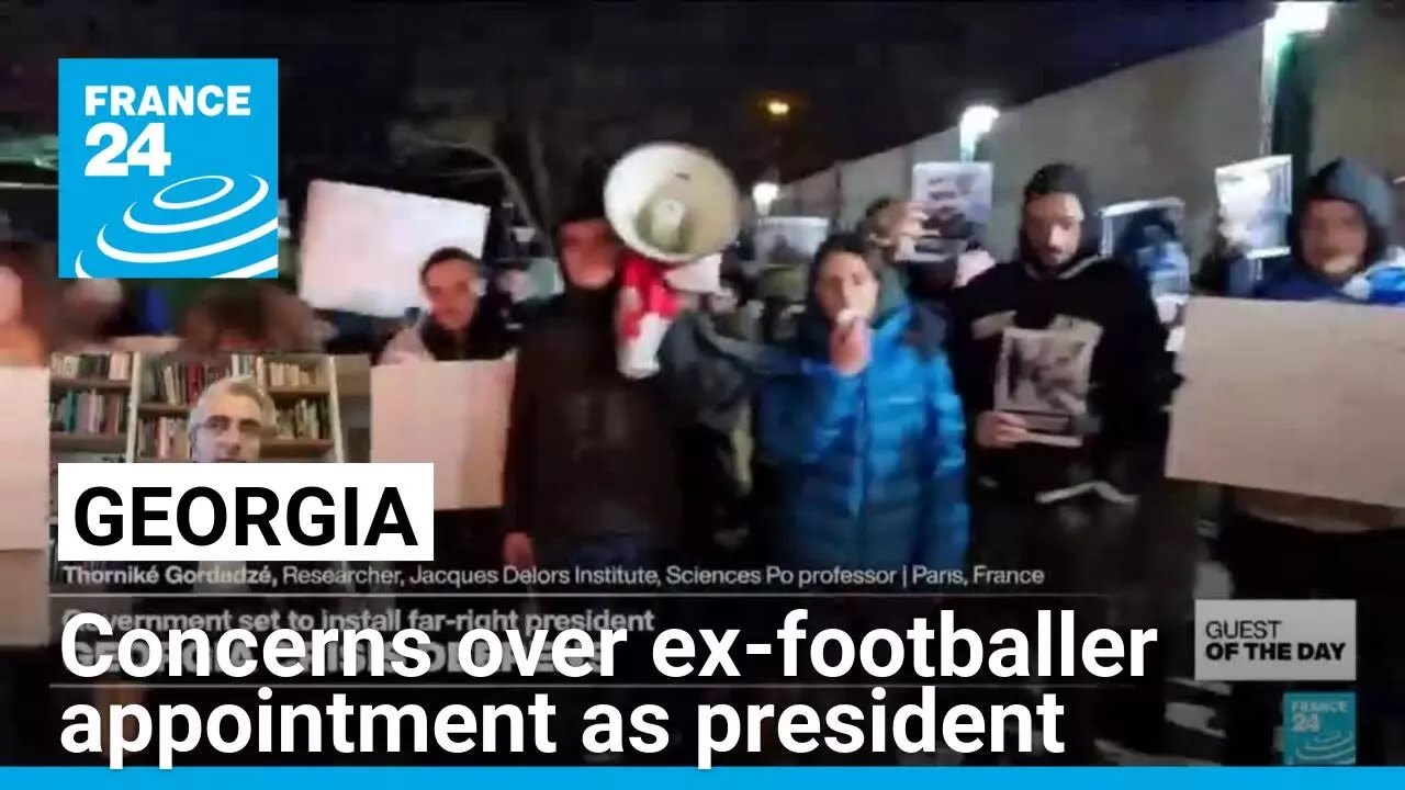 Georgia: Concerns over ex-footballer Mikheïl Kavelachvili's appointment as president • FRANCE 24