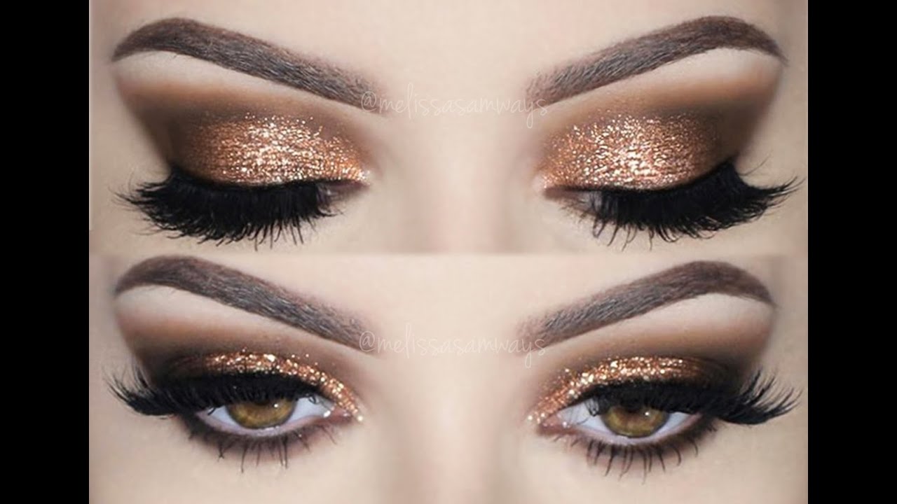 ♡ Prom Make Up Tutorial | Smokey Eyes and Glitter! | Melissa Samways ♡