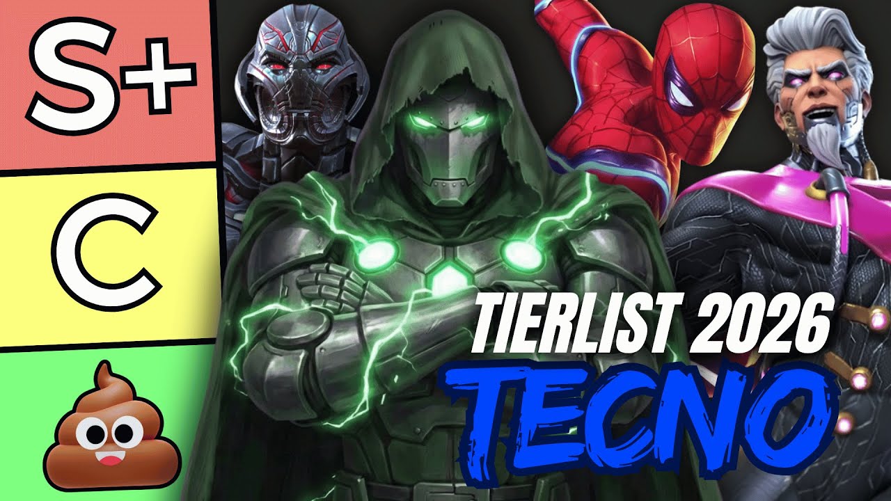 TIERLIST TECNO 2026 | Marvel Contest of Champions | DiegoFetuccini