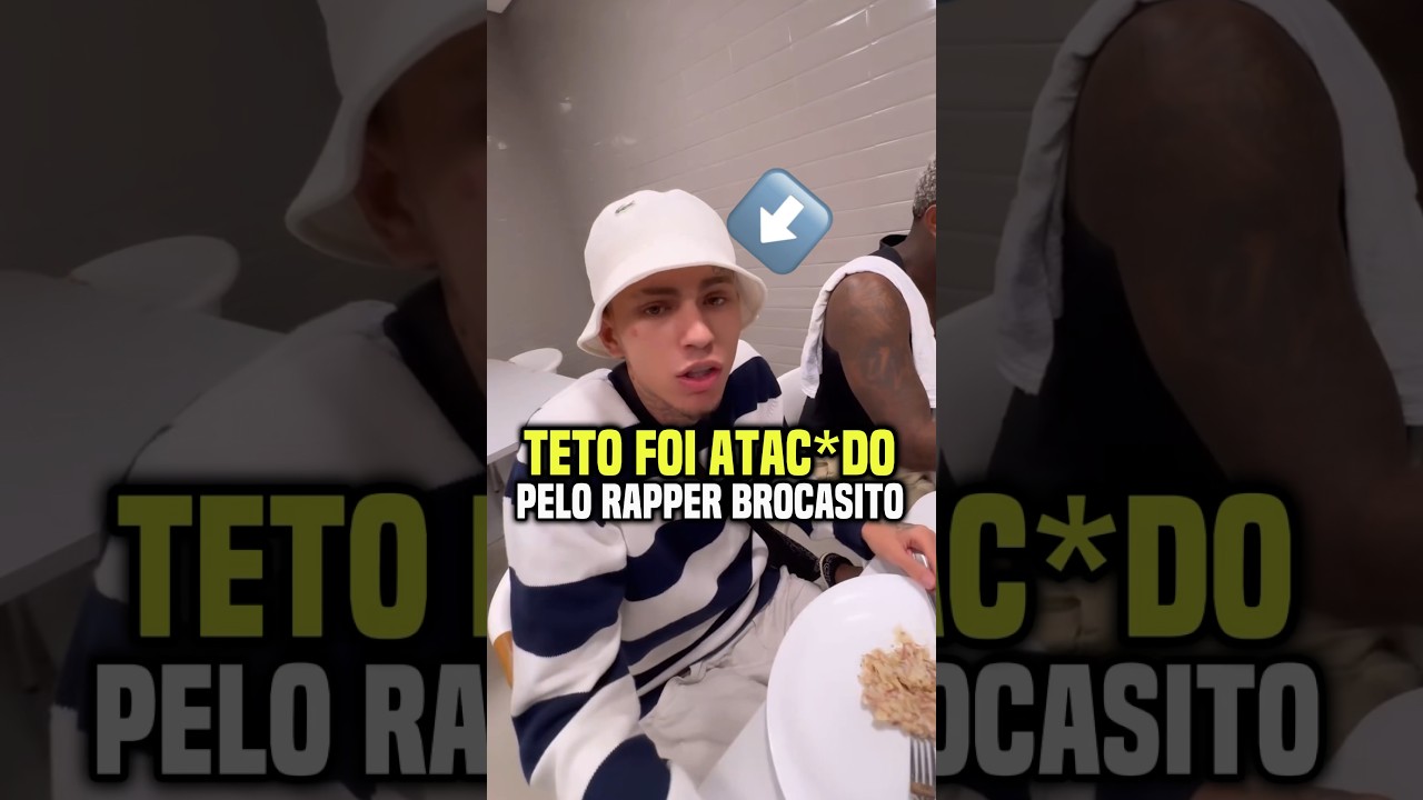 Teto foi atac*do pelo Rapper Brocasito #teto #brocasito #trapbr #trap #rap
