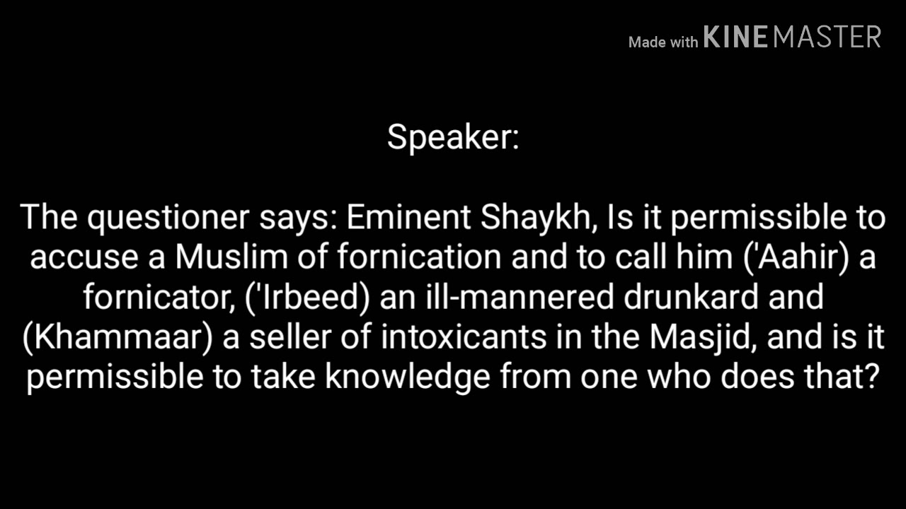 Refutation Of Shaykh Sālih al-Fawzān Upon The Accusations Made By Muhammad Bin Hādī In The Masjid