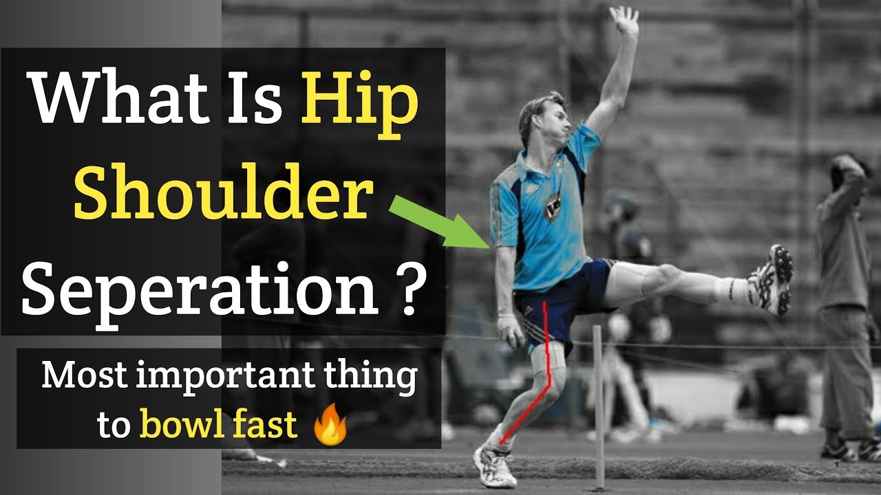 What is hip shoulder separation in cricket ? | Most important Thing to bowl fast 🔥