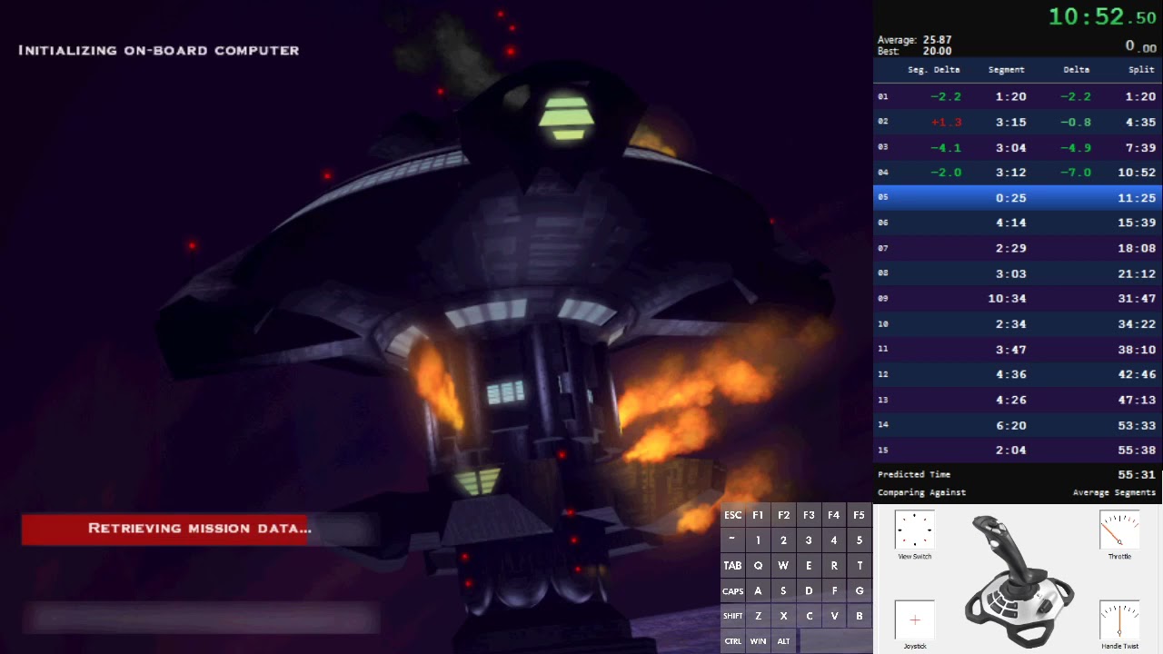 Descent 3 Any% Limited Skips Speedrun in 53:58 (Post Commentary)