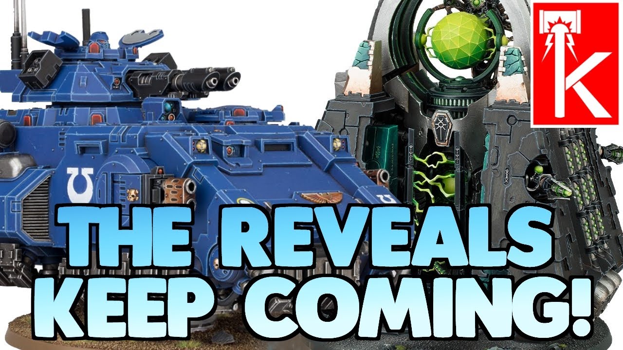 NEW MONOLITH, GLADIATOR TANK & CODEXES REACTION - Warhammer 40K (also... yay more Death Guard!!)