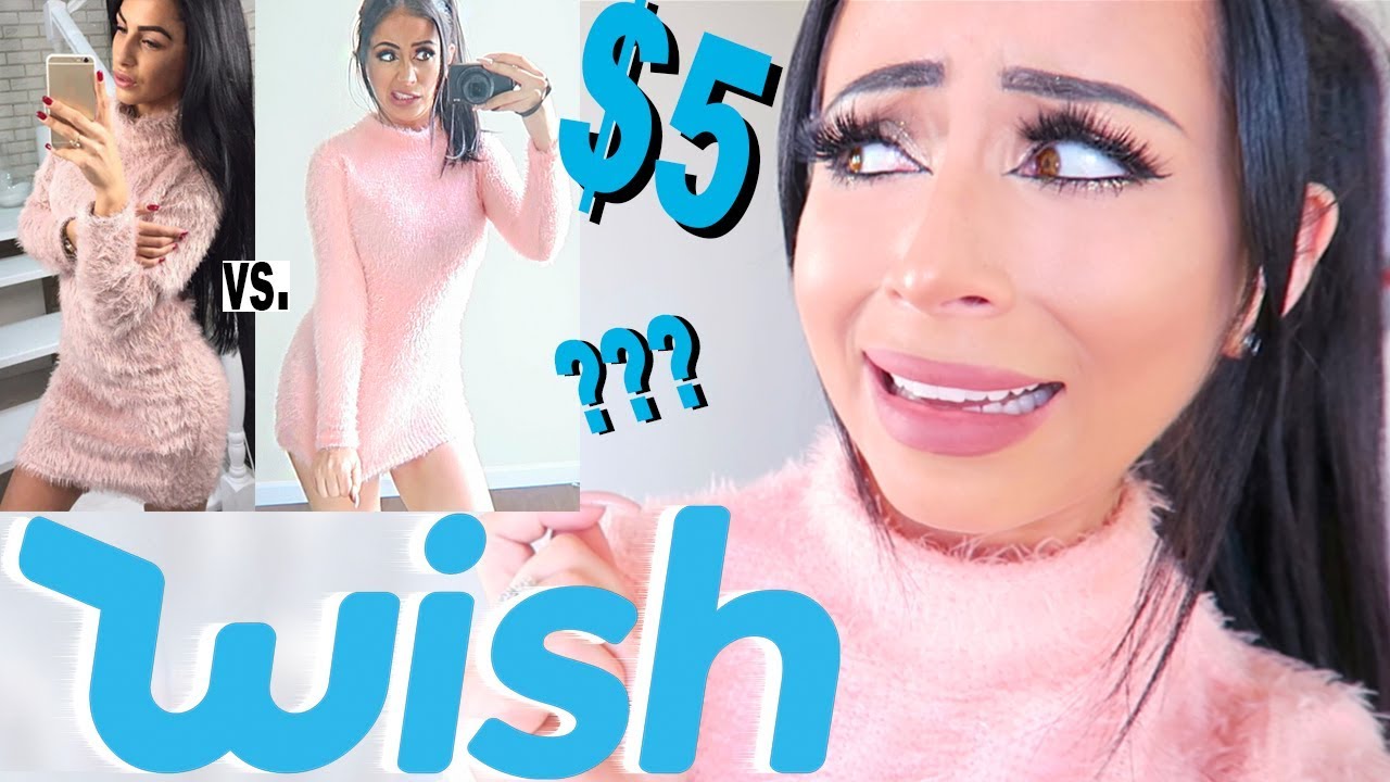 WISH SHOPPING FOR THE FIRST TIME! (a mess lol)
