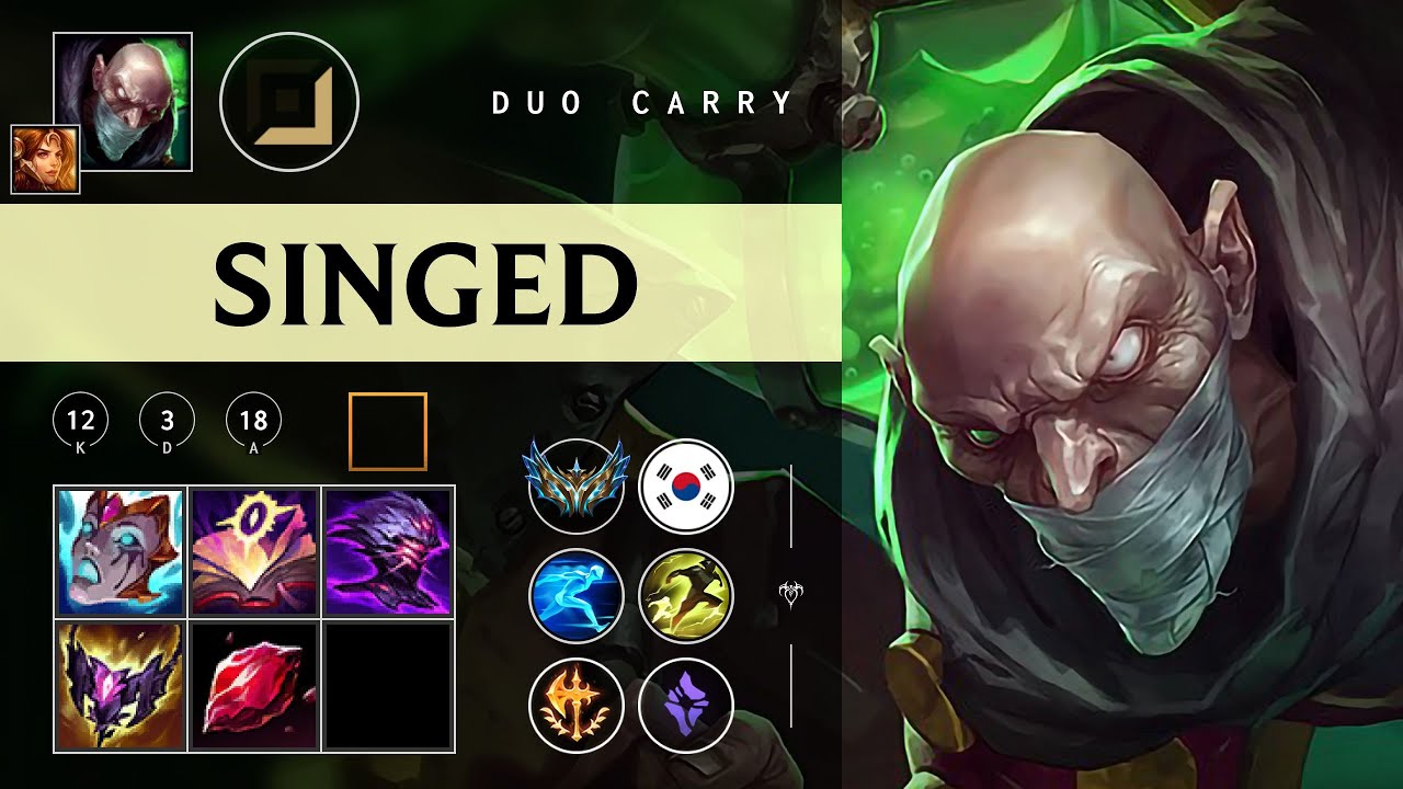 Singed Carry vs Yunara - KR Challenger Patch 26.02